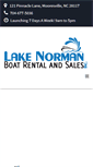 Mobile Screenshot of lakenormanpontoons.com
